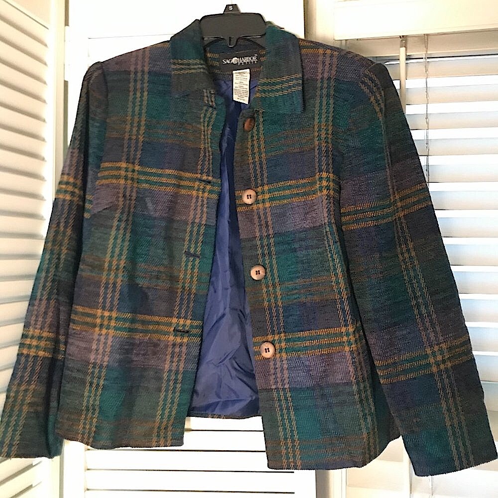 Vintage Plaid Blazer